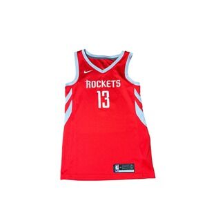 Nike Houston Rockets NBA James Harden #13 Red Swingman Jersey small 40